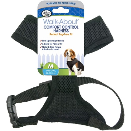 Four Paws Comfort Control Harness - Black