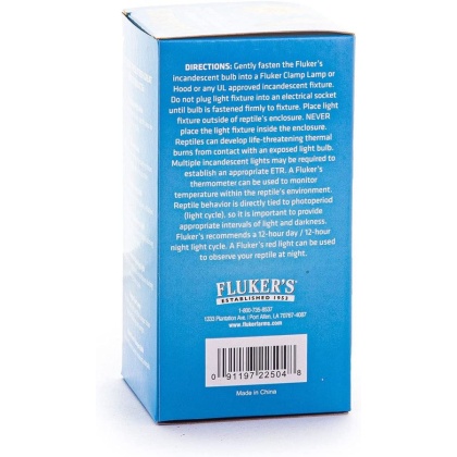 Flukers Neodymium Incandescent Full Spectrum Daylight Bulbs for Reptiles