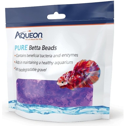 Aqueon Pure Betta Beads Purple