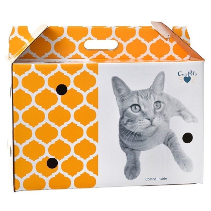 OurPets Cosmic Catnip Pet Shuttle Cardboard Carrier