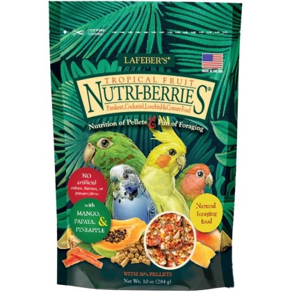 Lafeber Tropical Fruit Nutri-Berries Parakeet, Cockatiel & Conure Food