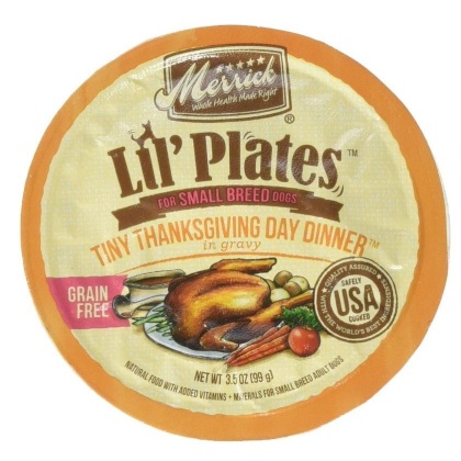 Merrick Lil Plates Grain Free Tiny Thanksgiving Day Diner