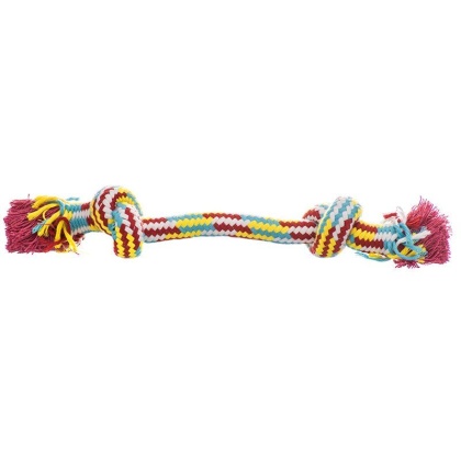 Flossy Chews Braidys 2 Knot Rope Bone