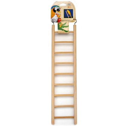 Penn Plax Natural Wooden Ladder for Birds