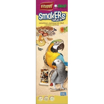 A&E Cage Company Smakers Parrot XXL Nut Treat Sticks