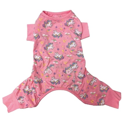 Fashion Pet Unicorn Dog Pajamas Pink