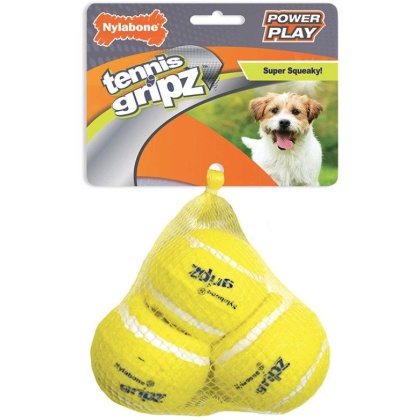 Nylabone Power Play Gripz Tennis Ball Small