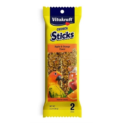 Vitakraft Crunch Sticks Apple & Orange Conure Treats