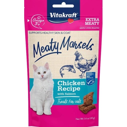 VitaKraft Meaty Morsels Chicken & Salmon Cat Treat