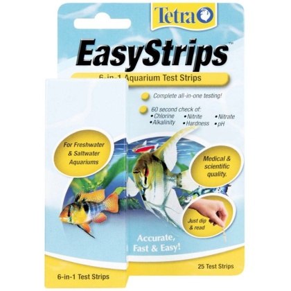 Tetra EasyStrips 6 in 1 Ammonia Aquarium Test Strips