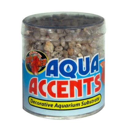 Zoo Med Aquatic Aqua Accents Aquarium Substrate - Light River Pebbles